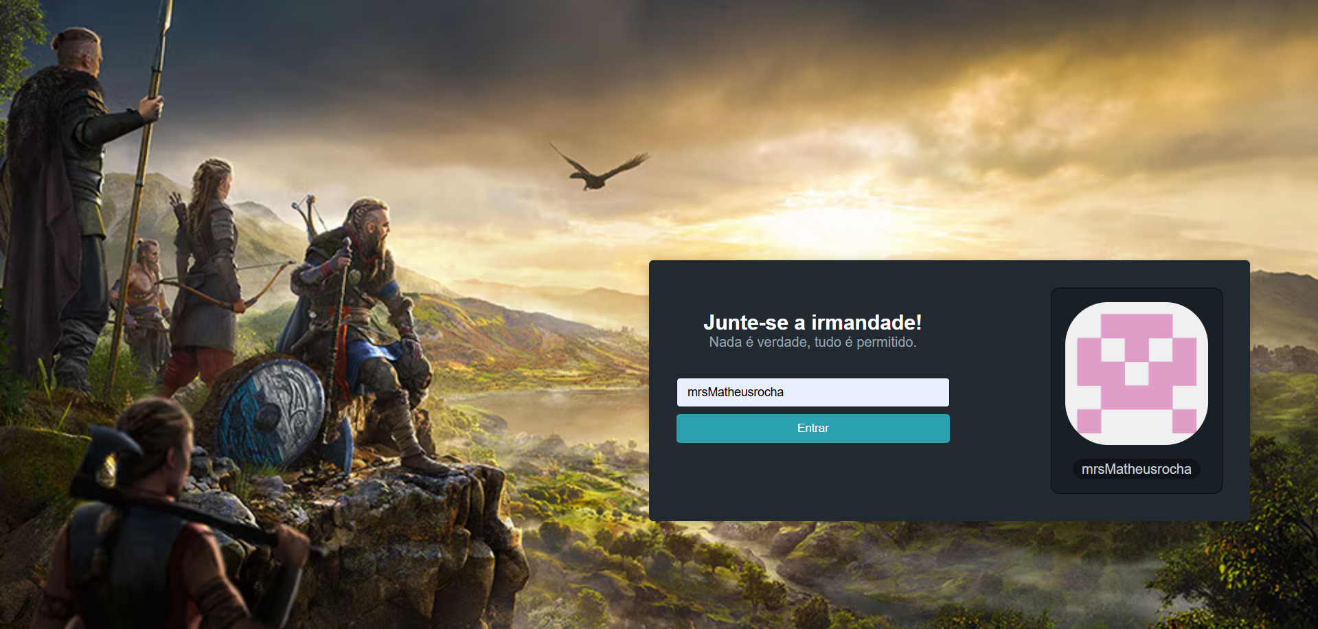 Web Chat inspired in discord
